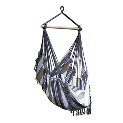 FMOPQ Hamaca Columpio Silla Hamaca Silla Colgante Ligera Ultra Compacta y portátil Cuerda Colgante Columpio Silla Hamaca de jardín (Color : Blue, Size precio