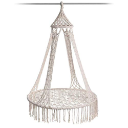 FMOPQ Hamaca Sillas Hamaca Colgante Silla De Jardín Salón Colgante Hamaca Columpio Asiento Camping Borla Columpio Sillas (Color : Beige, Size : 30cm) precio