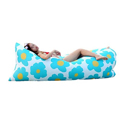 FMOPQ Sofá reclinable Inflable de Nailon Resistente a los arañazos para Exteriores con Silla Inflable portátil Impermeable