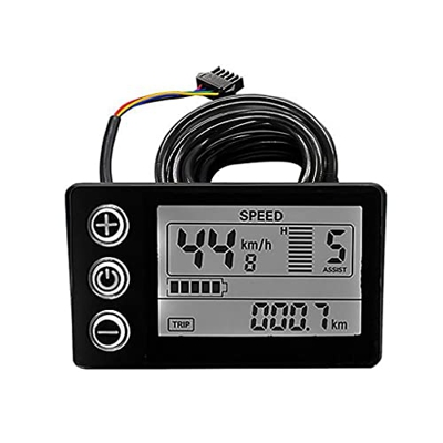 Guangcailun LCD-S866 de bicicleta eléctrica, Panel de pantalla ABS, controlador de bicicleta eléctrica, repuesto para conversión al aire libre, sumini