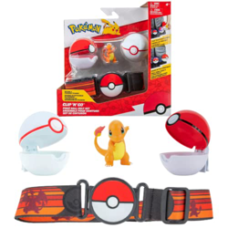 Pokemon Cinturon Set Charmander & Bolas Pokemon – Incluye 1x 5 cm Pokemon Figura 1x Cinturón & 2 x Pokeballs – Licencia Oficial Juguetes Pokemon características