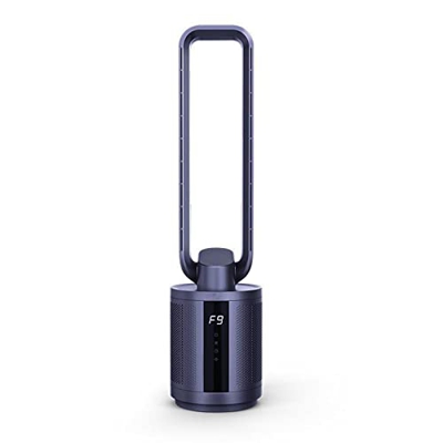Shykey Ventilador Sin Aspas Ventilador De Torre Purificador De Aire Control Remoto Compacto Portátil Pantalla Led Ventilador De Escritorio Para Oficin