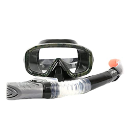 Desconocido Máscaras de Buceo Equipo de Snorkel Resistente a Las caídas y Duradero Cómodo Buceo Full Dry Snorkel Set Natación Hecho de Material de Res en oferta
