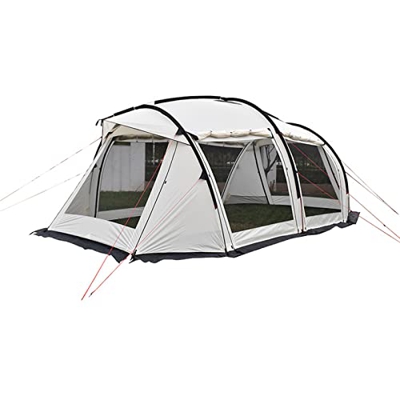Tienda de campaña al Aire Libre Pabellón de Postes de Aluminio de Verano 5-8 Personas Espacio Grande Aventura Engrosamiento Pantalla de Malla Impermea