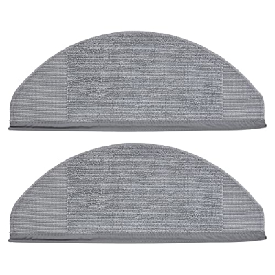 NIKOU Toallitas para Fregar, toallitas Lavables Reutilizables para Eufy X8, Accesorios para Robot de Barrido y fregado (2 uds)