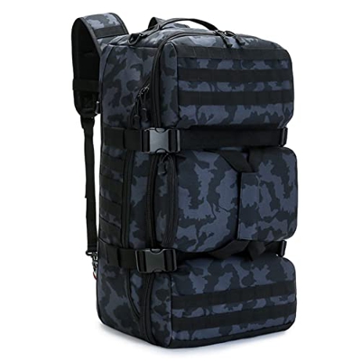 DFFHH Mochila Táctica Militar Mochila de Senderismo Impermeable Mochila Cámping Mochila Al Aire Libre 60L Gran Capacidad Bolsa de Hombro Bolso para Tr