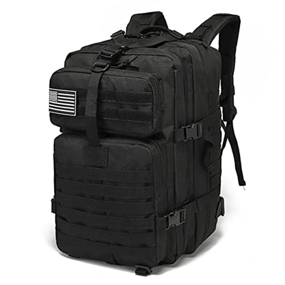 Lawaia Mochila Táctica Militar, 40L Gran Capacidad Molle Assault Pack, Mochila Crossfit, Plegable Impermeable Mochila Supervivencia, Montañismo, Sende