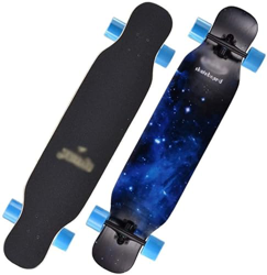 Xinduolei -Skateboard Deck Boys for Adultos Scooter de Cuatro Ruedas Tablero Profesional for Adolescentes Maple Longboard Beginner Brush Street Dance  en oferta