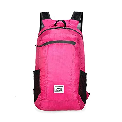 Mochila plegable ultraligera, pequeña mochila de senderismo, duradera y ligera para hombres y mujeres, para deportes al aire libre, viajes, senderismo