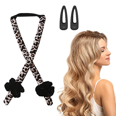 HONGECB Rizador Pelo Sin Calor, Banda Para Rizar Sin Calor, Rizador De Cabello Sin Calor, Rizador Sin Calor Antideslizante, Adecuado Para Cabello Larg