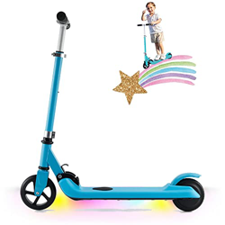 HB Patinete Eléctrico Plegable 5" - para niños 4 a 12 años - Motor de 120 W - Velocidad hasta 12 km/h - Recorrido de hasta 8 km - Batería Recargable d características