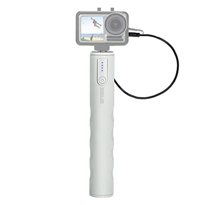 SHUIYUE Empuñadura de Banco de energía Multifuncional con batería de Gran Capacidad de 6000 mAh Tornillo de 1/4 de Pulgada Puerto de Carga USB Reempla