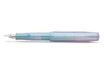Kaweco COLLECTION Iridescent Pearl I Premium - Pluma estilográfica para cartuchos de tinta con plumín de acero de alta calidad I Kaweco Sport 13,5 cm 
