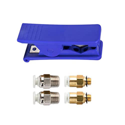 Obelunrp Kit de instalación de Impresora 3D Piezas de impresión neumáticas Conector de Montaje con cortadoras 1M PTFE Tubo Tubo Impresión y diseño grá precio