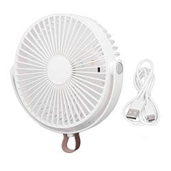 Ventilador eléctrico, ventilador circulador de aire ajustable de 3 velocidades de 360 ​​grados con USB, ventilador de camping portátil recargable para precio