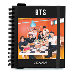 Agenda 2022 2023 BTS - Agenda escolar 2022 2023 dia por página desde agosto de 2022 a junio de 2023 │ Vuelta al cole material escolar - Agenda BTS 202 precio