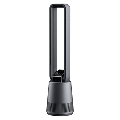 Shykey Ventilador Sin Aspas Ventilador De Circulación De Aire Purificador De Aire Control Remoto Ventilador De Torre Portátil Compacto Para El Hogar Y