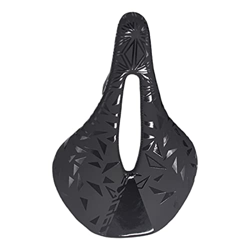 Faderr Asiento de bicicleta de carreras de fibra de carbono Cojín de resorte Comfort Universal Cycle Saddle Cojín ancho para MTB Mountain Bike/Road Bi precio