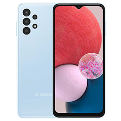 Teléfono Samsung Galaxy A13 (A135) Color Azul Claro (Light Blue) 64 GB de Memoria Interna, 4 GB de RAM, Dual SIM. Pantalla Infinity-V de 6,6". Cámara  precio