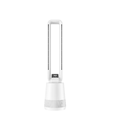 Shykey Ventilador De Torre Ventilador Sin Aspas Aire Circulante Control Remoto Pantalla Led Portátil Compacta Ventilador De Aire Acondicionado Para El