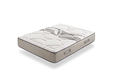 Colchón Muelles Ensacados SÖNER 150X180 | Häusbed | Altura 30cm | Doble Cara Viscoelestico Airgel+Supersoft + Biofiber | Tejido Jacquard 390g | Gran a