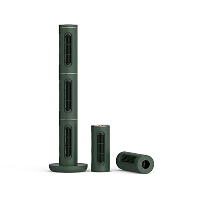 Shykey Ventilador Sin Aspas Ventilador De Torre Vertical De Doble Uso De Escritorio Con Control Remoto Ventilador De Aire Acondicionado Portátil Desmo