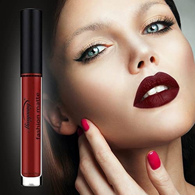 Labial Color Cápsula de lápiz labial 8 colores Set de regalo Mini lápiz labial mate Cápsula de labios Impermeable Mini cápsula de lápiz labial de larg