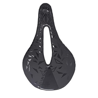 Faderr Asiento de bicicleta de carreras de fibra de carbono Cojín de resorte Comfort Universal Cycle Saddle Cojín ancho para MTB Mountain Bike/Road Bi