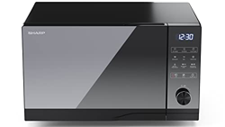 SHARP YC-GC52FEB Microondas Convección, 25 Litros, control Semi-Digital, microondas: 900W, grill: 1200W, Convección: 2050W, 11 niveles de potencia, fl precio