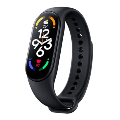 Xiaomi Smart Band 7 - Pulsera de Actividad, Pantalla AMOLED, 180mAh, 12 Modos de Entrenamiento, Resistente al Agua 5 ATM, Monitorización de Frecuencia