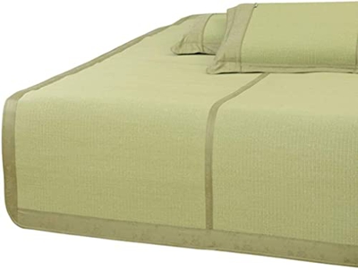 Colchoneta de Verano Summer dreing estera for dormir bambú y alfombrilla de paja 1.8m Mat de tres piezas Aire acondicionado grueso de aire doble teta 