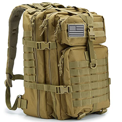 QT&QY Mochilas Militares Tácticas 45L Molle Mochila de asalto del ejército Bolsa Bug Out de 3 días mochila de senderismo para acampar en oferta