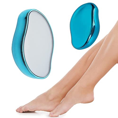 Rubby Nano Cabello, Borrador del Cabello de Cristal, Epilator de Cristal Lavable, Herramienta Mágica para el Cabello sin Dolor para la Pierna, Brazo, 