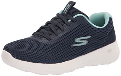 Skechers Go Walk Joy Light Motion, Zapatillas para Correr de Carretera Mujer, Ribete de Tela Azul Marino, 38 EU