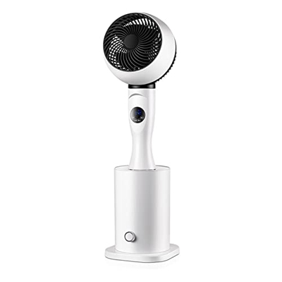 Shykey Ventilador De Circulación De Aire Ventilador De Torre Humidificación Independiente Portátil Extraíble Compacto Ventilador De Aire Acondicionado
