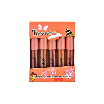 Juego de pintalabios Rose 25ml Beauty Color To Lasting Easy Long Lipstick Mist Labial De