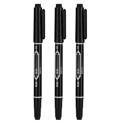 Yoyakie Marcador de Tatuaje Pen a Prueba de Agua Pitencil de Marcado Fino Tinta Cuerpo Pena Negro 3pcs, bolígrafo de Marcado de Piel en oferta