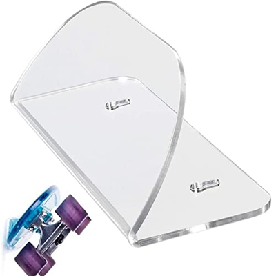 Dificato Portapatinetas Transparente,Organizador de monopatín montado en la Pared de acrílico Resistente para el hogar - Accesorios de monopatín para 