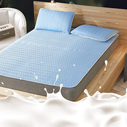 Juego de tres piezas de látex de colchoneta de dormir de verano para el hogar, lavable, plegable, dormitorio de estudiantes, colchoneta de seda de hie características
