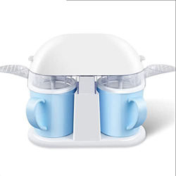 Double ice cream maker machine,1000ML Ice cream Machine with One Knob Control and Ingredient Chute, Automatic Fruit Ice Cream Maker Machine características