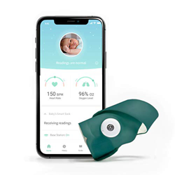 Owlet Smart Sock 3 - Vigilabebés Inteligente con Frecuencia Cardíaca y Nivel de Oxígeno (0-18 Meses) - Verde Marino características
