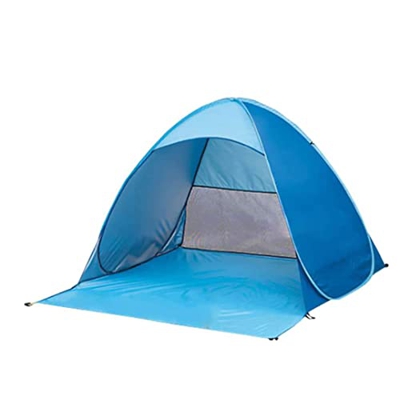 Eyccier Carpa de Playa emergente Tienda de Sol instantánea Plegable para protección Solar Familia Familia Familia Pez Picnic Banco Azul L