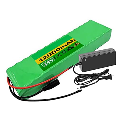 FREEDOH Batería Bicicleta Eléctrica De 24V 12Ah Paquete Batería Scooters Eléctricos Litio De 29,4V 12000mAh 7S4P Baterías Iones Litio para Bicicletas 