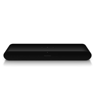 Barra de Sonido Sonos Ray compacta y Elegante Todo en uno con Sonido Blockbuster para películas, Gaming y transmisión de música WiFi, Compatible con l