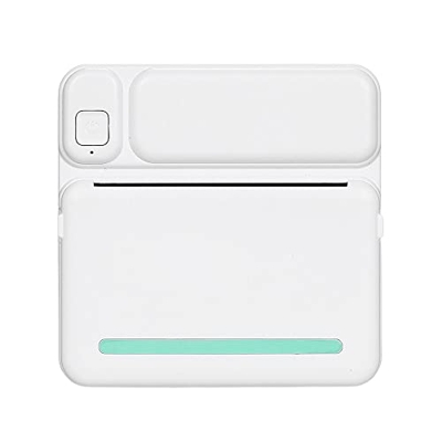 Benkeg Impresora inalámbrica, Impresora térmica portátil de Bolsillo Impresora inalámbrica BT Operación Simple Soporte Foto Notas Errores Impresión de