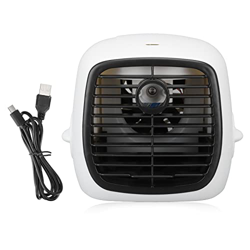 Enfriador de aire portátil, ventilador de escritorio, 5 engranajes, filtro lavable, caja de hielo de agua neta, ventilador acondicionador de gas recar en oferta