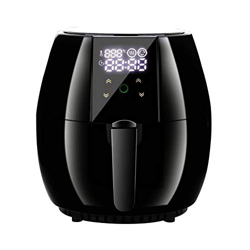 SKED Freidora de Aire multifunción de 4,5 l, freidora de Aire Libre de Aceite de Pollo, freidora de Pizza, freidora de Aire Profunda eléctrica LCD tác en oferta