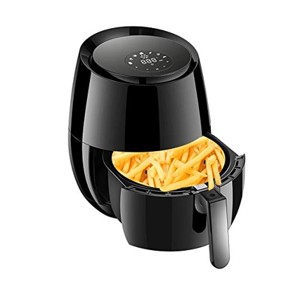 SKED Freidora eléctrica Freidora de Aire Digital LED Pantalla táctil Temporizador Control de Temperatura Freidora de Aire eléctrica Freidora de Aire e