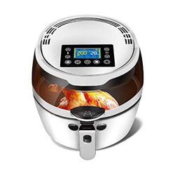 SKED Freidora De Aire Sin Aceite, Freidora Eléctrica Grande Asador Freidoras De Aire Caliente Sin Aceite 24 Horas Cita Agitación Automática (B),Home & características