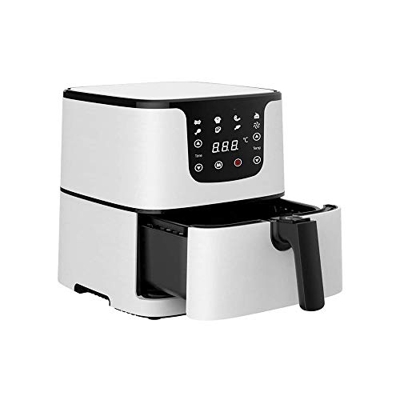 SKED Freidora de Aire, freidora eléctrica de Aire Caliente de 1700 vatios, Horno y Cocina sin Aceite para Asar, Pantalla táctil Digital LED, hogar y C